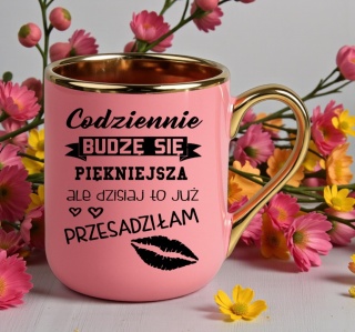 Kubek z nadrukiem prezent Dzień Kobiet dla Dziewczyny Żony Koleżanki Mamy