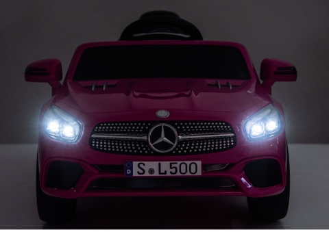 Auto Na Akumulator Mercedes SL500 S506 Różowe