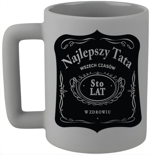 Kubek 400ml DUŻY z nadrukiem Prezent dla Taty DZIEŃ OJCA Urodziny Tata