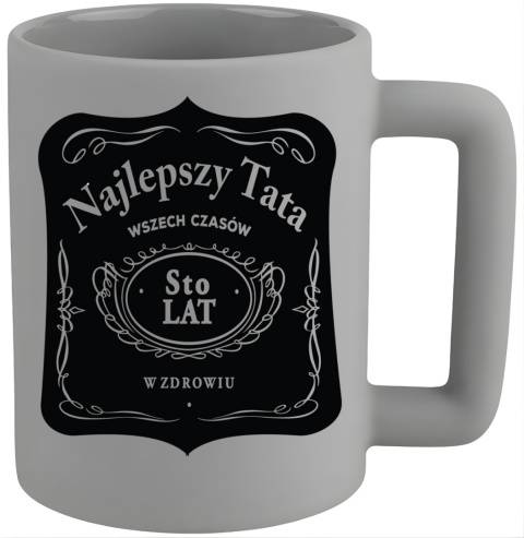 Kubek 400ml DUŻY z nadrukiem Prezent dla Taty DZIEŃ OJCA Urodziny Tata