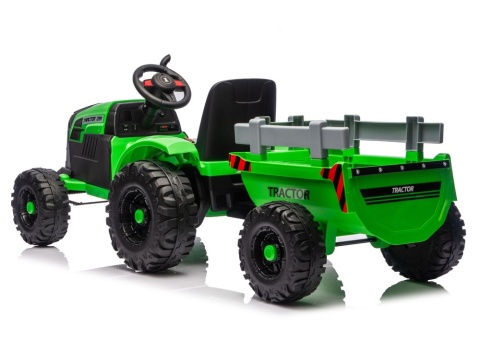 Traktor Na Akumulator CH9959B Z Przyczepą Jasno Zielony 24V