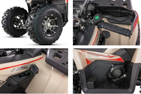 Quad ASIX CHALLENGER 250 4T T3B homologacja drogowa piaskowy