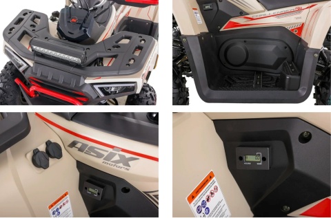 Quad ASIX CHALLENGER 250 4T T3B homologacja drogowa zielony