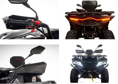 Quad ASIX CYBER 250 4T T3B homologacja drogowa czarny