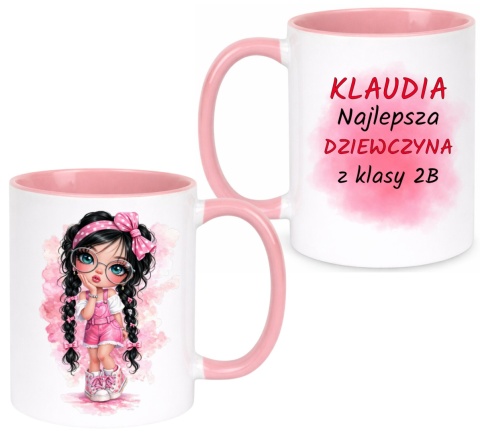 Kubek z nadrukiem Prezent dla DZIEWCZYNY Dzień Kobiet z imieniem
