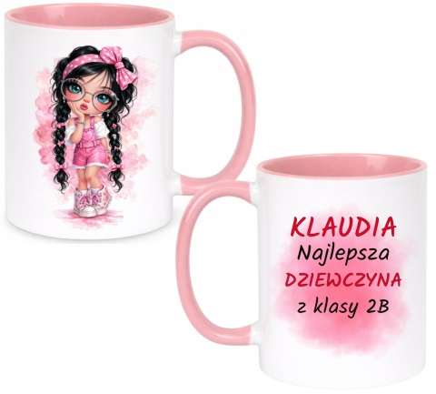Kubek z nadrukiem Prezent dla DZIEWCZYNY Dzień Kobiet z imieniem