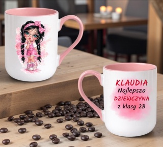 Kubek z nadrukiem Prezent dla DZIEWCZYNY Dzień Kobiet z imieniem