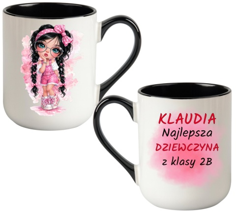Kubek z nadrukiem Prezent dla DZIEWCZYNY Dzień Kobiet z imieniem