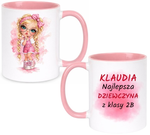Kubek z nadrukiem Prezent dla DZIEWCZYNY Dzień Kobiet z imieniem