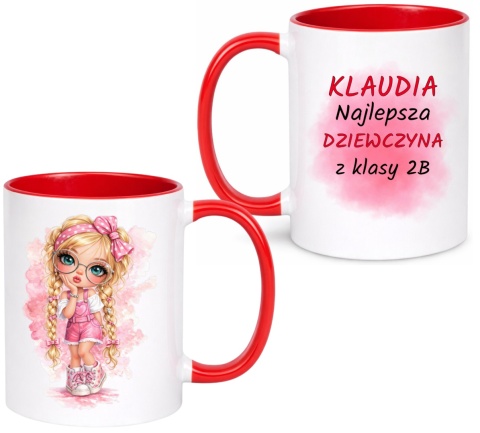 Kubek z nadrukiem Prezent dla DZIEWCZYNY Dzień Kobiet z imieniem
