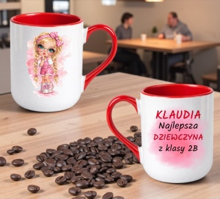 Kubek z nadrukiem Prezent dla DZIEWCZYNY Dzień Kobiet z imieniem