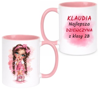Kubek z nadrukiem Prezent dla DZIEWCZYNY Dzień Kobiet z imieniem