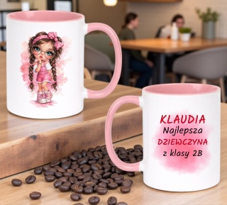 Kubek z nadrukiem Prezent dla DZIEWCZYNY Dzień Kobiet z imieniem