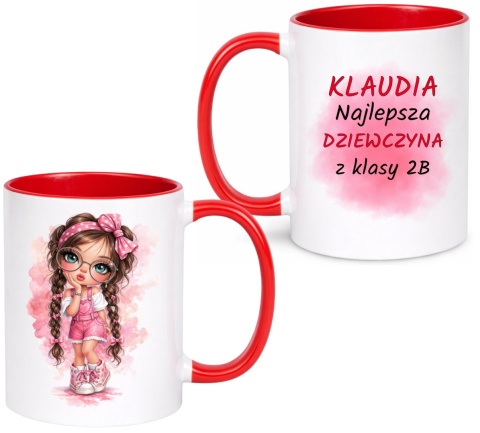 Kubek z nadrukiem Prezent dla DZIEWCZYNY Dzień Kobiet z imieniem