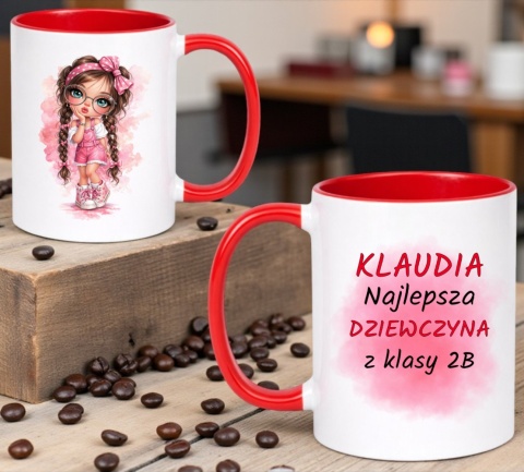 Kubek z nadrukiem Prezent dla DZIEWCZYNY Dzień Kobiet z imieniem