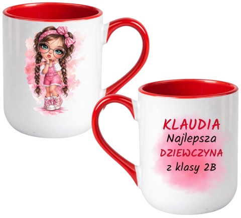 Kubek z nadrukiem Prezent dla DZIEWCZYNY Dzień Kobiet z imieniem
