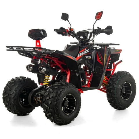 Quad ASIX COMMANDER 125 4T 3+R półautomat (2.gen) czerwony
