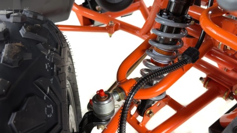 Quad ASIX COMMANDER 125 4T 3+R półautomat (2.gen) czerwony