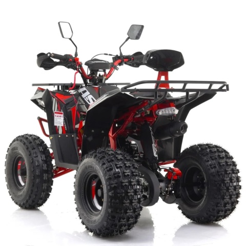 Quad ASIX COMMANDER 125 4T 3+R półautomat czerwony