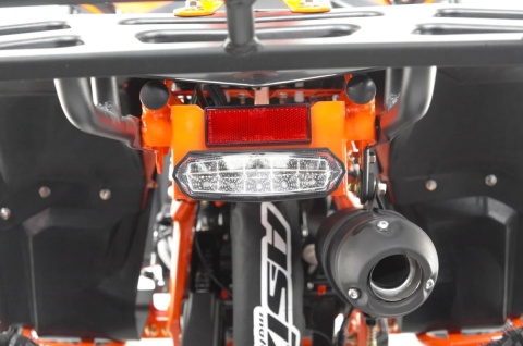 Quad ASIX COMMANDER 125 4T 3+R półautomat czerwony