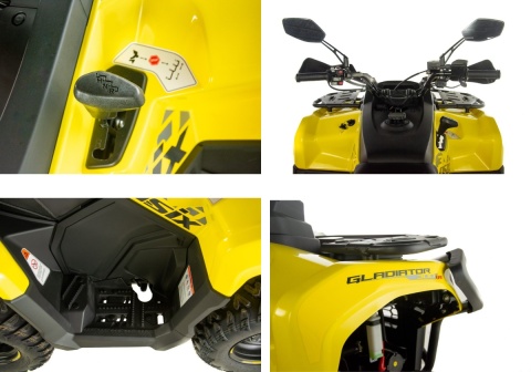 Quad ASIX GLADIATOR 300 4T żółty