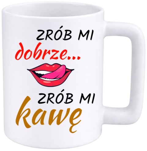 Kubek 400ml DUŻY z nadrukiem prezent Dzień Kobiet urodziny dla Dziewczyny