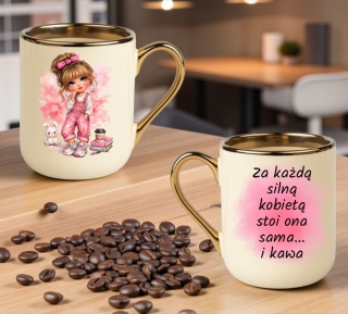 Kubek z nadrukiem prezent Dzień Kobiet urodziny dla Dziewczyny Koleżanki