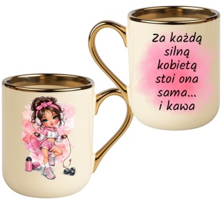 Kubek z nadrukiem prezent Dzień Kobiet urodziny dla Dziewczyny Koleżanki