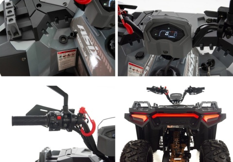 Quad ASIX GRIZZLY 125 4T 1+R automat pomarańczowy