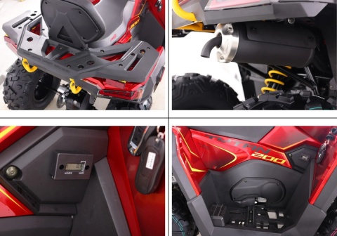 Quad ASIX TYTAN 200RR 4T czerwony