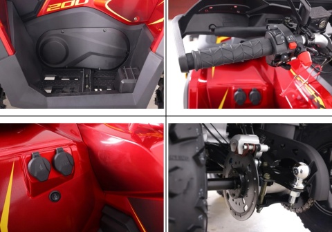 Quad ASIX TYTAN 200RR 4T szary