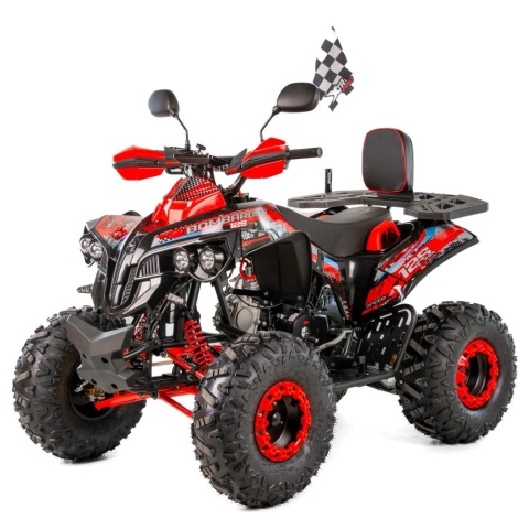 Quad XTR BOMBARDIER PRO 125 4T 3+R półautomat czerwony