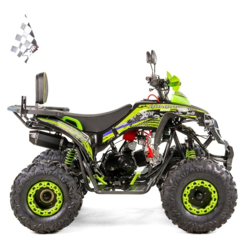 Quad XTR BOMBARDIER PRO 125 4T 3+R półautomat zielony