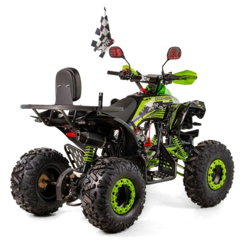 Quad XTR BOMBARDIER PRO 125 4T 3+R półautomat zielony