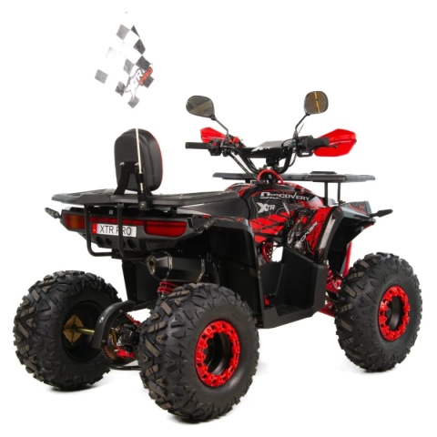 Quad XTR DISCOVERY PRO 125 4T 1+R automat czerwony