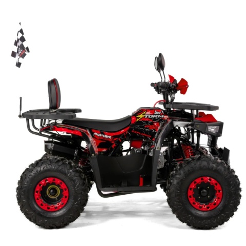Quad XTR STORM PRO 125 4T 1+R automat czerwony
