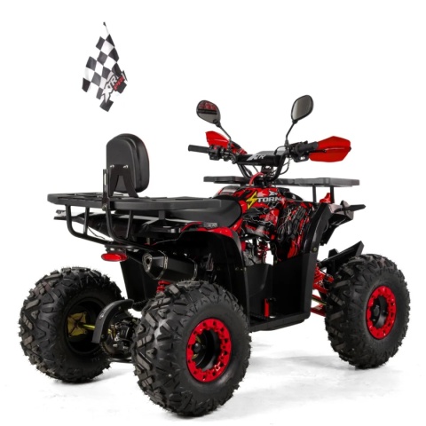 Quad XTR STORM PRO 125 4T 1+R automat czerwony