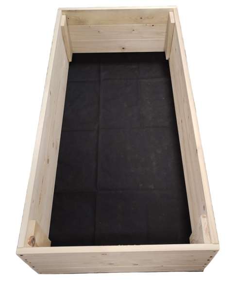 Warzywniak drewniany Zielnik Skrzynia na warzywa Inspekt Grządka 120x80x27