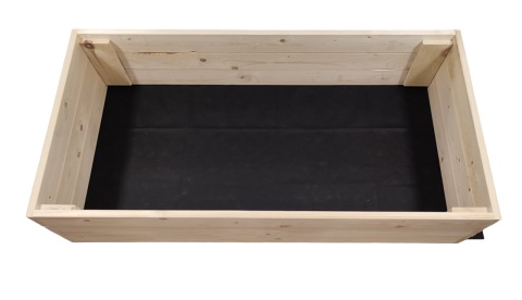 Warzywniak drewniany Zielnik Skrzynia na warzywa Inspekt Grządka 120x80x27