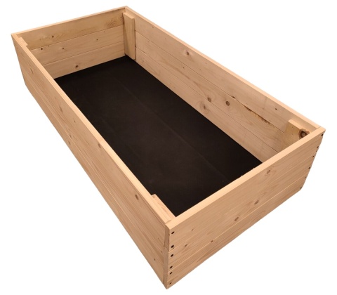 Warzywniak drewniany Zielnik Skrzynia na warzywa Inspekt Grządka 120x80x27