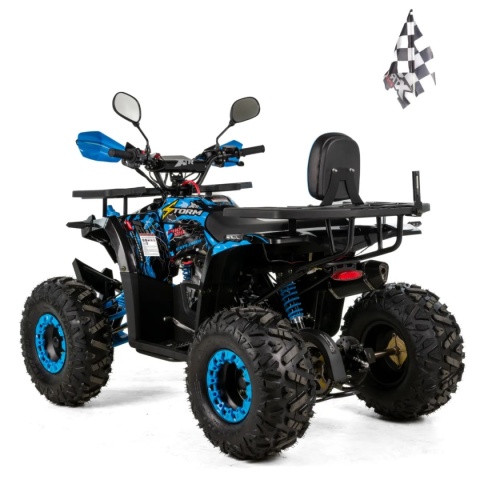 Quad XTR STORM PRO 125 4T 3+R półautomat niebieski