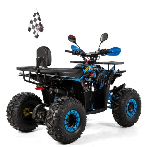 Quad XTR STORM PRO 125 4T 3+R półautomat niebieski
