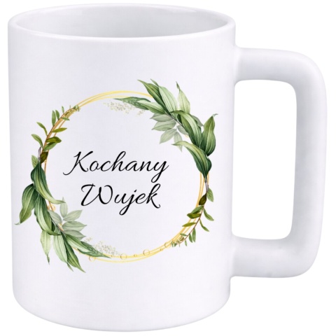 Kubek 400ml DUŻY z nadrukiem Wujek oryginalny prezent dla Wujka