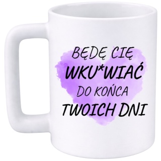 Kubek 400ml DUŻY z nadrukiem prezent Dzień Kobiet dla Dziewczyny Żony
