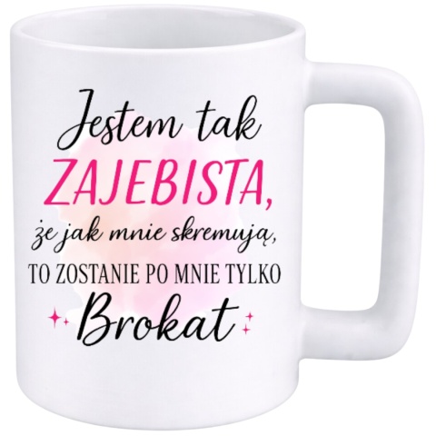 Kubek 400ml DUŻY z nadrukiem prezent Dzień Kobiet dla Koleżanki Dziewczyny