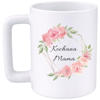 Kubek 400ml DUŻY z nadrukiem prezent Dzień Matki Mama urodziny
