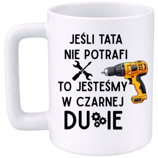 Kubek 400ml DUŻY z nadrukiem prezent Dzień Ojca urodziny dla Taty