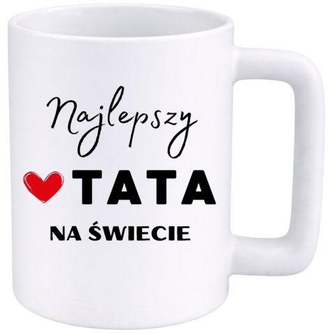 Kubek 400ml DUŻY z nadrukiem prezent Dzień Ojca urodziny dla Taty