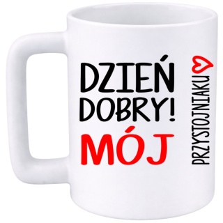 Kubek 400ml DUŻY z nadrukiem prezent na Walentynki dla Chłopaka Męża