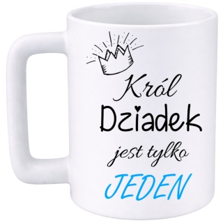 Kubek 400ml DUŻY z nadrukiem prezent Dzień Dziadka Dziadek urodziny